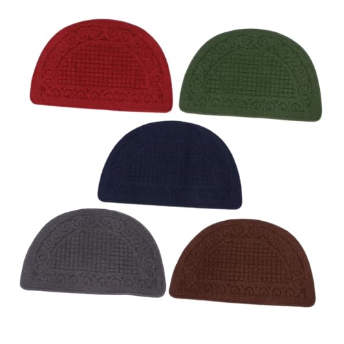 ORFOFE Halbrunde rutschfeste Polypropylenfaser Türmatte Dunkelgrün Saugfähig und Strapazierfähig Modische Indoor Fußmatte für Eingangsbereich Bad Büro und Zuhause ORFOFE Halbrunde rutschfeste Polypropylenfaser Türmatte Dunkelgrün Saugfähig und Strapazierfähig Modische Indoor Fußmatte für Eingangsbereich Bad Büro und Zuhause von ORFOFE