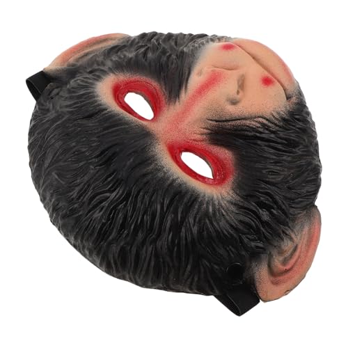 ORFOFE Halloween Tiermaske Affenmaske aus Weichem PU Vollgesicht Teuflisches Design Leichte Cosplay Maske für Erwachsene und Teens Passend für Halloween Party Karneval Kostümfest ORFOFE Halloween Tiermaske Affenmaske aus Weichem PU Vollgesicht Teuflisches Design Leichte Cosplay Maske für Erwachsene und Teens Passend für Halloween Party Karneval Kostümfest von ORFOFE