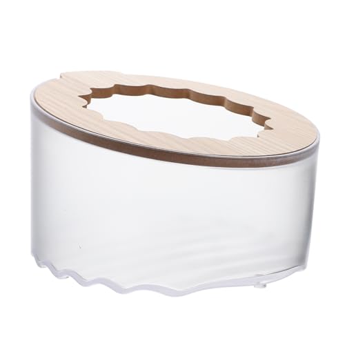 ORFOFE Hamster Sandbad Box Transparent Hamster Badezimmer Sandkasten mit Glatten Kanten Einfach zu Reinigen Kompakt und Hygienisch und Kleintiere zur Bade und Toilettennutzung von ORFOFE