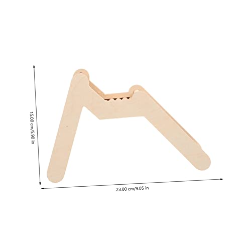 ORFOFE Hamsterleiter Holzspielzeug Kletterleiter Natürlich Robust Strapazierfähig Sicher Für Kleintierkäfig Zubehör Spielspaß Für Zwerghamster Und Nager Haustier Leiter ORFOFE Hamsterleiter Holzspielzeug Kletterleiter Natürlich Robust Strapazierfähig Sicher Für Kleintierkäfig Zubehör Spielspaß Für Zwerghamster Und Nager Haustier Leiter von ORFOFE