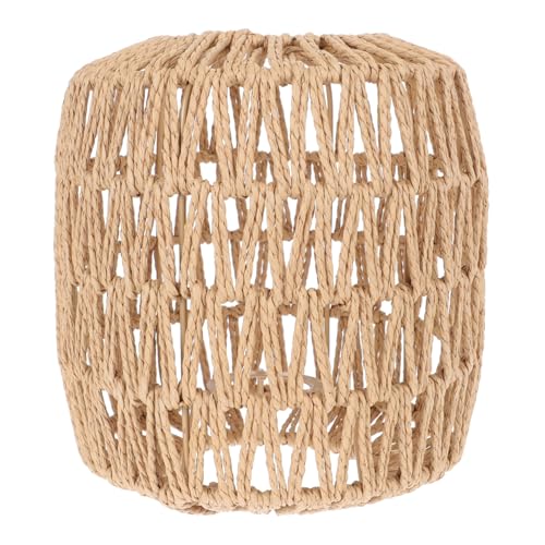 ORFOFE Handgefertigter Runder Rattan Lampenschirm Originelles Gewebtes Design Vintage Deckenleuchte Bruchsicherer Lampenschirm für Wohnzimmer Esszimmer Boho Dekoration ORFOFE Handgefertigter Runder Rattan Lampenschirm Originelles Gewebtes Design Vintage Deckenleuchte Bruchsicherer Lampenschirm für Wohnzimmer Esszimmer Boho Dekoration von ORFOFE