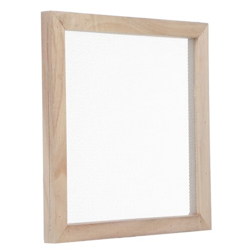ORFOFE Holz Papierherstellungsrahmen für DIY Basteln Natürlicher Stabiler Papierrahmen Traditionelles Tragbares Modell für Schulprojekte und Handwerkliche Bildung von ORFOFE