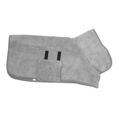 ORFOFE Hundebademantel Mikrofaser S Atmungsaktiver Schnell Trocknender Baumwoll Bademantel für Welpen Komfortable Haustier Robe mit Starker Wasseraufnahme Waschbarer Leichter von ORFOFE