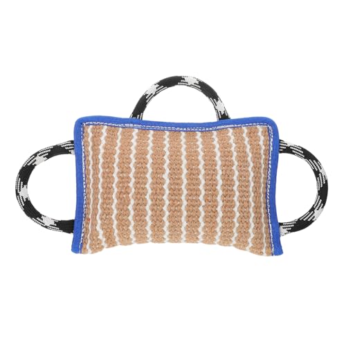 ORFOFE Beißkissen Für Hunde Aus Flachs Robustes Hundetrainingsgerät Zerrspielzeug Für Hunde Drinnen Und Draußen Interaktives Hundespielzeug Zur Bindungsstärkung Und Effizientem ORFOFE Beißkissen Für Hunde Aus Flachs Robustes Hundetrainingsgerät Zerrspielzeug Für Hunde Drinnen Und Draußen Interaktives Hundespielzeug Zur Bindungsstärkung Und Effizientem von ORFOFE