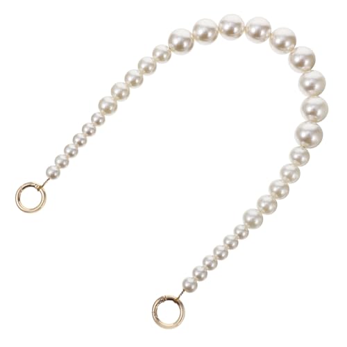 ORFOFE Imitations perlenkette Schultergurt Handtaschen Ersatz Kettenriemen Abnehmbar Leicht Robust für DIY Crossbody Clutch Umhängetasche von ORFOFE