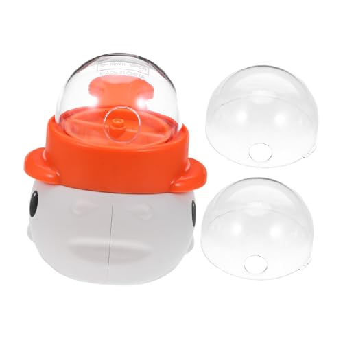 ORFOFE Interaktives Hundespielzeug Futterspender Puzzle-Spender mit Druck und Drehfunktion Präzise Portionierung Intelligenzfördernd Stressreduzierend Kompakt für Training und Reisen von ORFOFE