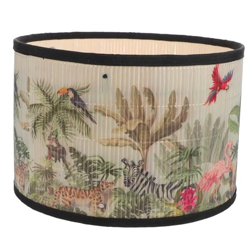 ORFOFE Japanischer Stil Lampenschirm aus Naturmaterial Lampenabdeckung Wiederverwendbar Warmes Licht Einfache Montage für Tischlampe Deckenleuchte Stehlampe Wohnzimmer Schlafzimmer ORFOFE Japanischer Stil Lampenschirm aus Naturmaterial Lampenabdeckung Wiederverwendbar Warmes Licht Einfache Montage für Tischlampe Deckenleuchte Stehlampe Wohnzimmer Schlafzimmer von ORFOFE