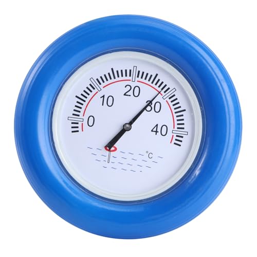 ORFOFE Kabelloses Poolthermometer Schwimmend Leicht Ablesbar Edelstahl und Kunststoff Schnelles Messen der Wassertemperatur Geeignet für Schwimmbäder Badewannen und Teiche Kindersicher von ORFOFE