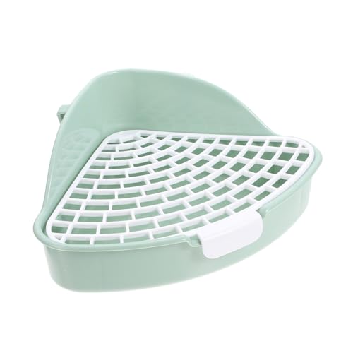 ORFOFE Kaninchen Toilette mit Zweilagigem Kunststoff Geruchsminderndes Leicht zu Reinigen Kompaktes Design für Kleine Kaninchen Meerschweinchen und Hamster für Wohnzimmer und Garten ORFOFE Kaninchen Toilette mit Zweilagigem Kunststoff Geruchsminderndes Leicht zu Reinigen Kompaktes Design für Kleine Kaninchen Meerschweinchen und Hamster für Wohnzimmer und Garten von ORFOFE