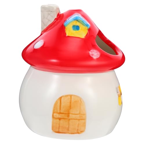 ORFOFE Keramik Hamsterhaus Pilzförmiges Versteck Langlebiges Leichtes Kleintier Nest für Zwerghamster und Chinchillas Einfach zu Reinigen Kühlendes Schlafhaus Multifunktionales ORFOFE Keramik Hamsterhaus Pilzförmiges Versteck Langlebiges Leichtes Kleintier Nest für Zwerghamster und Chinchillas Einfach zu Reinigen Kühlendes Schlafhaus Multifunktionales von ORFOFE