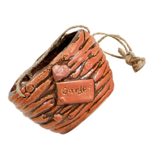 ORFOFE Keramik hängeblumentopf mit Robustem Hanfseil Platzsparender Pflanzenhalter für Innen und Außen Dekorativer Kleiner Pflanztopf für Zimmer Balkon und Wandmontage Langlebig und ORFOFE Keramik hängeblumentopf mit Robustem Hanfseil Platzsparender Pflanzenhalter für Innen und Außen Dekorativer Kleiner Pflanztopf für Zimmer Balkon und Wandmontage Langlebig und von ORFOFE