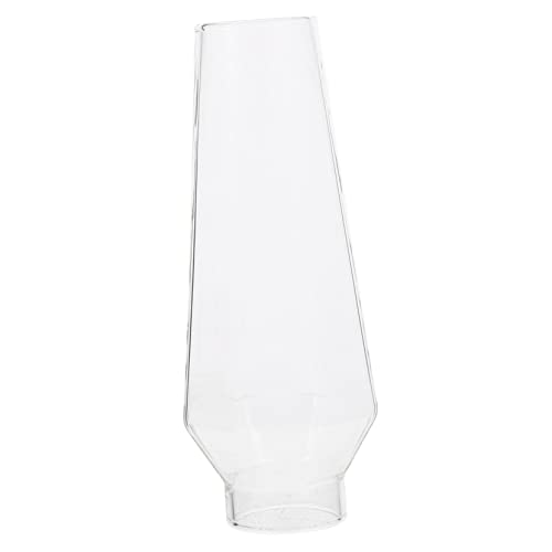 ORFOFE Klarer Öllampen Schornstein Ersatzglas Winddicht Hohe Temperaturbeständigkeit Retro Stil Öl Lampenglas Øxcm Für Petroleumlampe Innen Außen Camping von ORFOFE