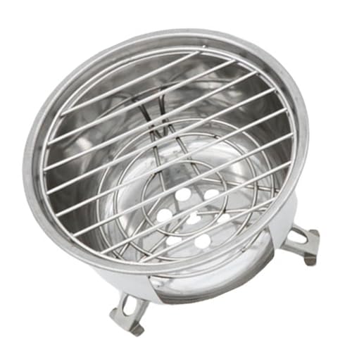 ORFOFE Kleiner Edelstahl Bbq Grill Tragbarer Campinggrill Rostfreier Hitzebeständiger Grill für Outdoor Picknick und Wandern Leicht und Handlich für Einfachen Transport ORFOFE Kleiner Edelstahl Bbq Grill Tragbarer Campinggrill Rostfreier Hitzebeständiger Grill für Outdoor Picknick und Wandern Leicht und Handlich für Einfachen Transport von ORFOFE