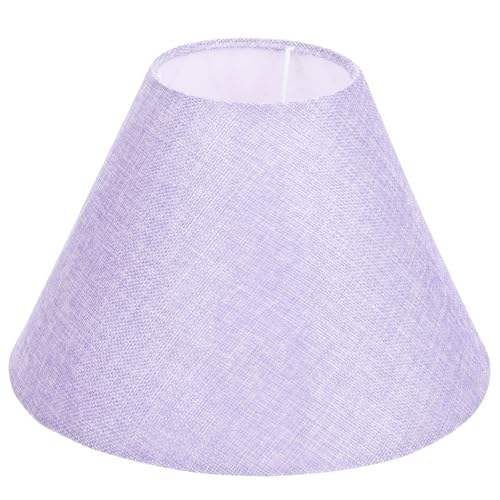 ORFOFE Kleiner Lampenschirm aus Hochwertigem Leinenstoff Tischlampenschirm Feine Verarbeitung Schützender Eleganter Stofflampenschirm für Schreibtisch Wandlampen in Blau und Lila ORFOFE Kleiner Lampenschirm aus Hochwertigem Leinenstoff Tischlampenschirm Feine Verarbeitung Schützender Eleganter Stofflampenschirm für Schreibtisch Wandlampen in Blau und Lila von ORFOFE