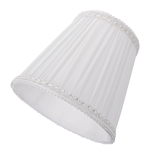 ORFOFE Kronleuchter-stoffdekor – Weißer Lampenschirm „harfe“ Für Lampenschirme Im Vintage-look ORFOFE Kronleuchter-stoffdekor – Weißer Lampenschirm „harfe“ Für Lampenschirme Im Vintage-look von ORFOFE