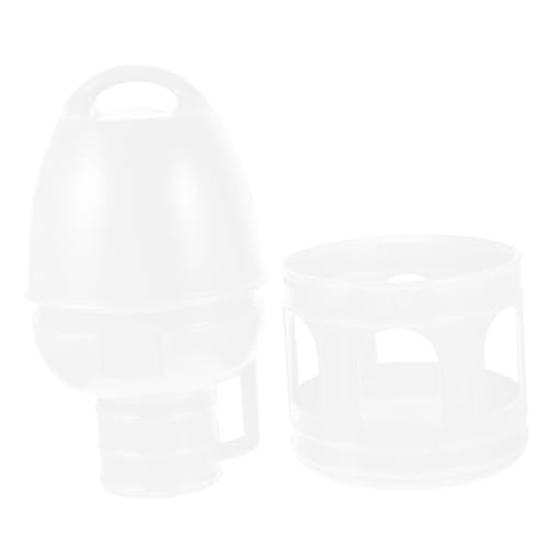 ORFOFE Kunststoff Tauben Wasserspender Vogeltränke Großer Vogel Wasserbehälter für Tauben Papageien Doves Haustier Vogelzubehör Praktisch Leicht zu Reinigen von ORFOFE