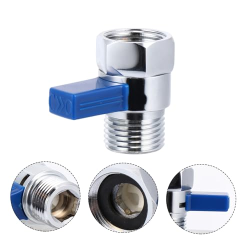 ORFOFE Kupfer Duschventil mit Absperrgriff Wassersparendes Durchflussregelventil für Dusche und Handbrause Installieren Langlebig und Praktisch für Bad und Wc von ORFOFE