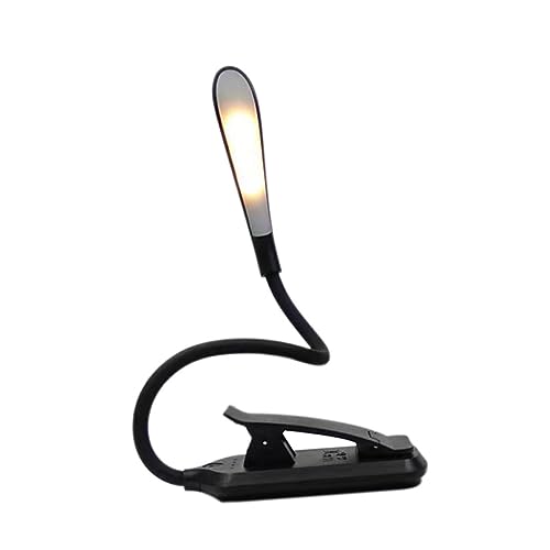 ORFOFE Stabile Clip-leselampe Augenschonendes Buchlicht Flexibler Clip Für Bett Schreibtisch Camping von ORFOFE