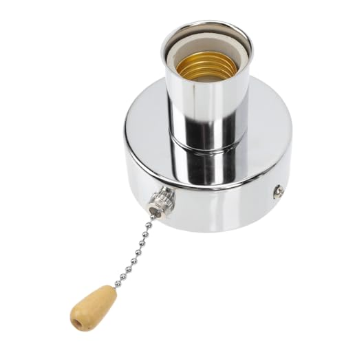 ORFOFE Lampenfassung mit Zugschalter Metall Zugschnur Lampenhalter für Wand und Deckenleuchte Retro Pull String Lamp Accessory Einfache Installation Langlebig ORFOFE Lampenfassung mit Zugschalter Metall Zugschnur Lampenhalter für Wand und Deckenleuchte Retro Pull String Lamp Accessory Einfache Installation Langlebig von ORFOFE