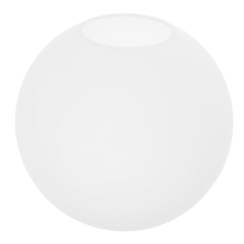 ORFOFE Mattierter Glass Lampenschirm Kugel Lampenschirm Ersatzglas für Hängelampe mit Mittelöffnung Stilvolles Lamp Cover Accessory Einfach zu Montieren Staubschützend und Dekorativ von ORFOFE