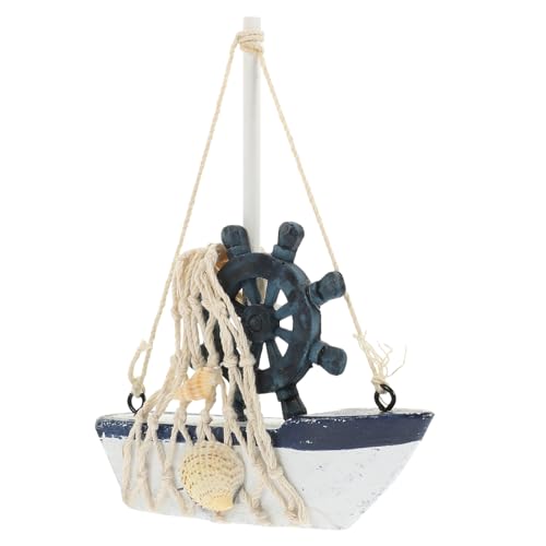 ORFOFE Mediterranean Stil Segelboot Dekoration Holz Segelschiff Modell Desktop Deko Handgefertigt Realistisch Für Wohnraum Geschenkidee ORFOFE Mediterranean Stil Segelboot Dekoration Holz Segelschiff Modell Desktop Deko Handgefertigt Realistisch Für Wohnraum Geschenkidee von ORFOFE