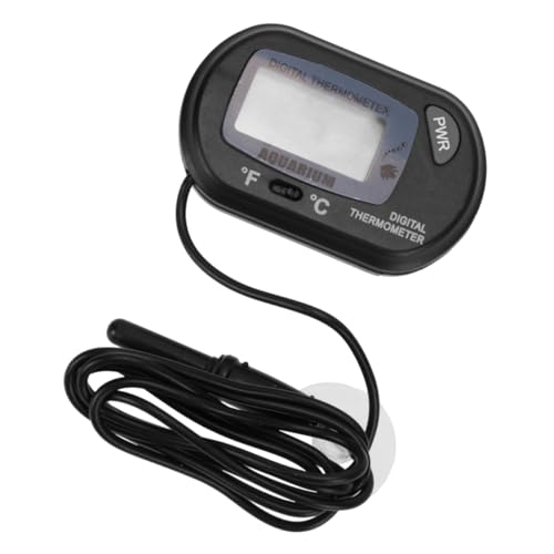 ORFOFE Mini Thermometer für Aquarium Fischbecken Digitales Wasserdichtes Thermometer mit Hoher Genauigkeit Praktisch und Langlebig für Innen Außenbereich Geeignet von ORFOFE