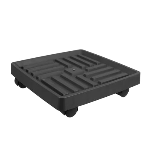 ORFOFE Mobiler Blumentopfständer mit Lenkrollen Robuster Pflanztopfhalter für Innen und Außen Quadratischer Pflanzenroller Stabiler Pflanzenwagen für Schwere Töpfe Vielseitiger von ORFOFE