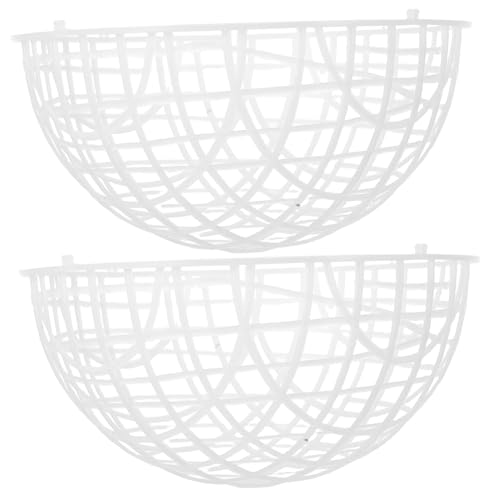 ORFOFE Mobiler Runder Hühnerkäfig mit Rollfunktion Sicherer Outdoor käfig für Hühner und Kaninchen Großer Beweglicher Kunststoffkäfig für Geflügel und Kleintiere von ORFOFE