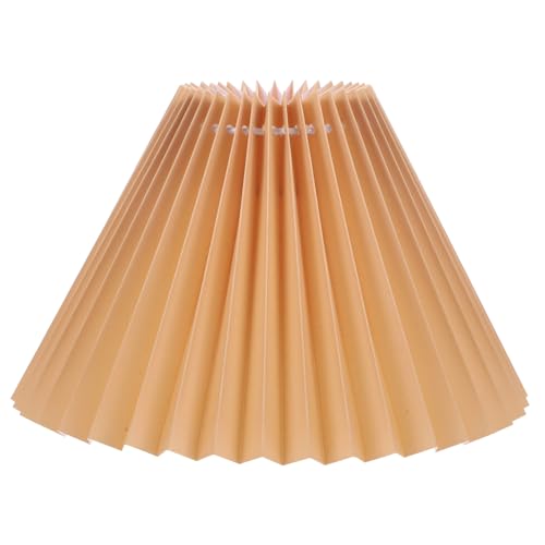 ORFOFE Moderne Lampenschirm Ersatz Lampenschirm Plissee Stoff für Stehlampe Tischlampe Schlafzimmer Hotel Wandleuchte Beleuchtungsschutz von ORFOFE