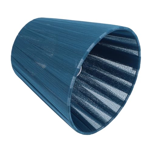 ORFOFE Moderner Nordischer Blauer Lampenschirm aus Hochwertigem Stoff Einfacher Klemmlampenschirm für Decken Wand und Tischlampen Eleganter Lampenüberzug für Wohnzimmer und Schlafzimmer von ORFOFE