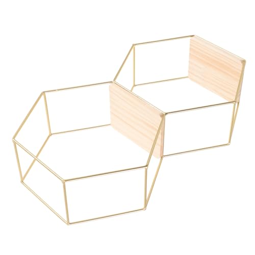 ORFOFE Modernes Sechseckiges Wandregal aus Strapazierfähigem Schwebendes Dekoratives Wanddisplay für Wohnzimmer Bad und Küche Platzsparend und Vielseitig Einsetzbar zur Stilvollen von ORFOFE