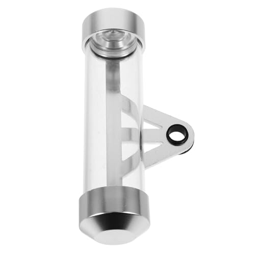 ORFOFE Motorrad Steuerrohr aus Aluminiumlegierung und Acryl Langlebiger Einfach zu Montierender Dokumentenhalter Zylindrisches Design in Rot Silber für Stilvolle und Sichere ORFOFE Motorrad Steuerrohr aus Aluminiumlegierung und Acryl Langlebiger Einfach zu Montierender Dokumentenhalter Zylindrisches Design in Rot Silber für Stilvolle und Sichere von ORFOFE