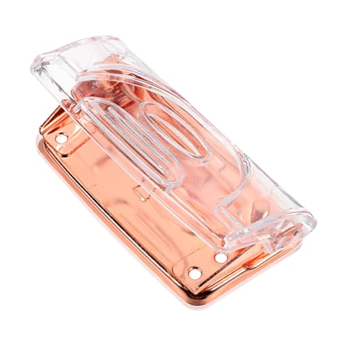 ORFOFE Multi Funktions Locher Roségold Tragbarer Papierlocher für Bastelprojekte Scrapbooking Tagebücher und Mehr Ergonomisches Design für Einfachen Gebrauch im Büro und Zuhause von ORFOFE