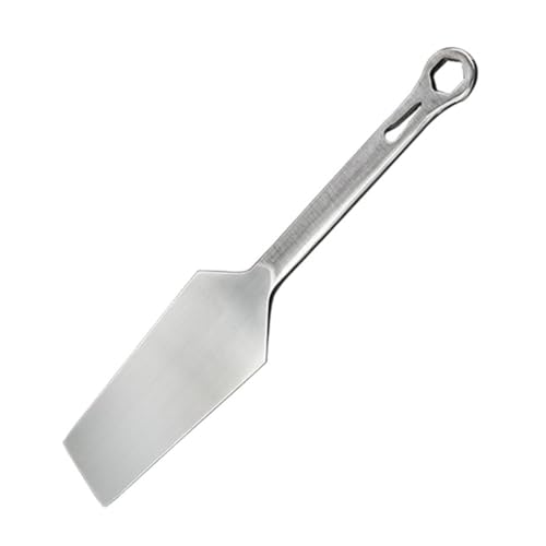 ORFOFE Multifunktionale Edelstahl maurerkelle mit Ergonomischem Griff Wrench design Robuster Spachtel Trockenbau putzspachtel Langlebiger Edelstahl putzkelle für Bauarbeiten von ORFOFE