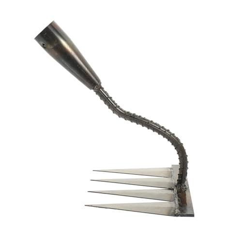 ORFOFE Multifunktionaler Gartenrechen aus Robustem Metall Kompakter Handrechen zum Lockern und Auflockern von Boden Leichtes Unkrautentferner Werkzeug mit Stabilem Vierzinken Design für ORFOFE Multifunktionaler Gartenrechen aus Robustem Metall Kompakter Handrechen zum Lockern und Auflockern von Boden Leichtes Unkrautentferner Werkzeug mit Stabilem Vierzinken Design für von ORFOFE