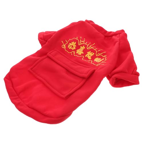 ORFOFE Neujahrs-hundepullover für Kleine bis Mittelgroße Hunde Warm Leicht Atmungsaktiv Winddicht Modisch Niedliche Haustierkleidung für Kalte Wintertage Geeignet für Welpen und Katzen ORFOFE Neujahrs-hundepullover für Kleine bis Mittelgroße Hunde Warm Leicht Atmungsaktiv Winddicht Modisch Niedliche Haustierkleidung für Kalte Wintertage Geeignet für Welpen und Katzen von ORFOFE
