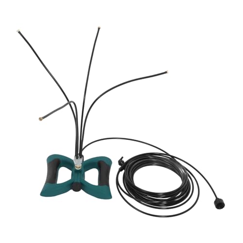 ORFOFE Outdoor Sprühnebel Kühlungssystem Verlängerbar Kompatibel mit Amerikanischen Gartenschläuchen Staubunterdrückung Großer Abdeckungsbereich für Terrasse Garten Patio von ORFOFE
