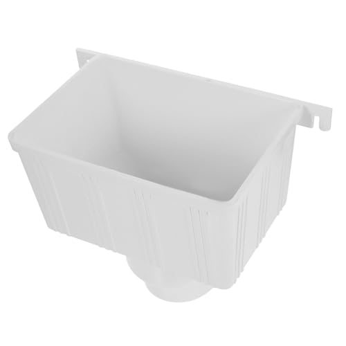 ORFOFE PVC Fallrohradapter Regenwassersammler Wasserdieb für Dachrinnen Wasserfangkasten Stabil Dicht Langlebig Schutz vor Wasserschäden für Haus und Garten von ORFOFE