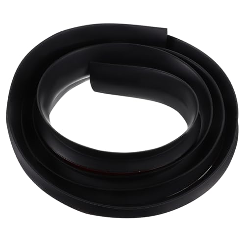 ORFOFE PVC Übergangsprofil Bodenleiste Selbstklebender Teppich Übergangsleiste Schwarz Höhenausgleich Rutschfest für Teppich zu Vinyl Boden Reparatur von ORFOFE