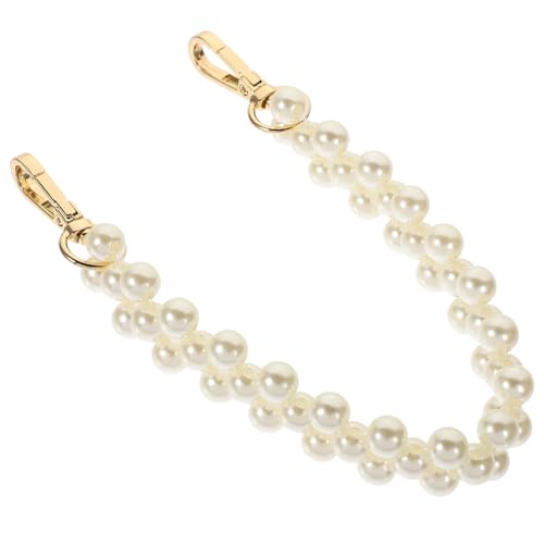 ORFOFE Perlenkette Handtasche Ersatzkette mit Schnallen Abnehmbar Strap DIY Perlen Schmuck Kettengurt Taschen Zubehör für Handtaschen und Geldbörsen ORFOFE Perlenkette Handtasche Ersatzkette mit Schnallen Abnehmbar Strap DIY Perlen Schmuck Kettengurt Taschen Zubehör für Handtaschen und Geldbörsen von ORFOFE