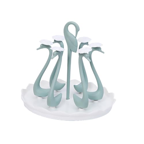 ORFOFE Plastik Becherhalter Drehbar mit Stangen in Blau Tassenhalter aus Langlebigem zum Aufbewahren Trocknen und Organisieren von Gläsern und Tassen für Zuhause Restaurant und Hotel ORFOFE Plastik Becherhalter Drehbar mit Stangen in Blau Tassenhalter aus Langlebigem zum Aufbewahren Trocknen und Organisieren von Gläsern und Tassen für Zuhause Restaurant und Hotel von ORFOFE