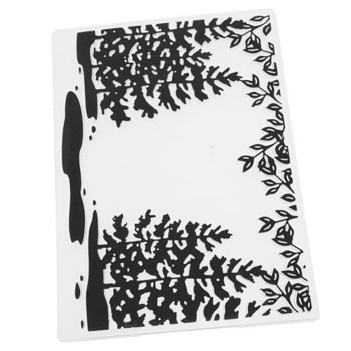 ORFOFE Plastik Prägeform für DIY Karten Scrapbooking Prägeschablone mit Erhabener Struktur Langlebig Transparent Vielseitig für Papierdekorationen und Bastelbedarf von ORFOFE