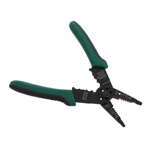 ORFOFE Professionelle Abisolierzange Crimpzange mit Ratschenmechanismus Vielseitige Drahtschneider und Presszange für Kabel Drahtarbeiten Energiesparend und Platzsparend für Elektriker von ORFOFE