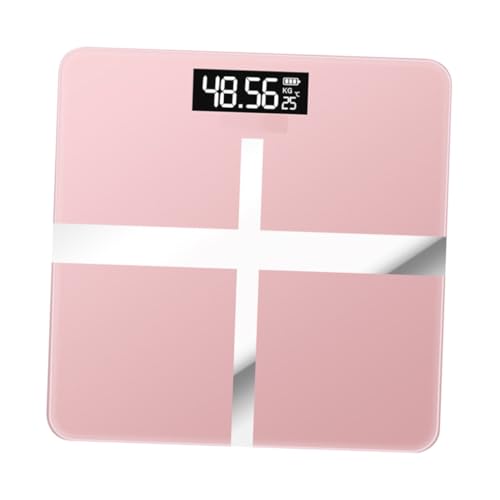 ORFOFE Professionelle USB lade Körperwaage Digitale Haushaltswaage mit Rosegold schwarz display Präzise Langlebig und Einfach zu Bedienen für Echtzeit gewichtsmanagement ORFOFE Professionelle USB lade Körperwaage Digitale Haushaltswaage mit Rosegold schwarz display Präzise Langlebig und Einfach zu Bedienen für Echtzeit gewichtsmanagement von ORFOFE