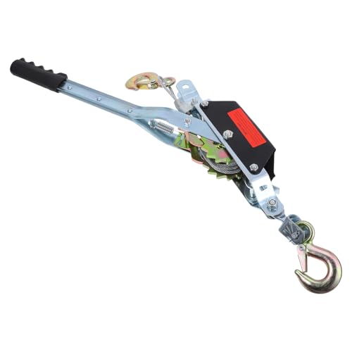 ORFOFE Ratschenseilzug Handseilwinde Stahlseilspanner mit Ratschenmechanismus Langlebiger Kabelzug für Baumfällen Outdoor Seilratsche mit Doppelt Haken Manuelle Power Puller Schwarz weiß ORFOFE Ratschenseilzug Handseilwinde Stahlseilspanner mit Ratschenmechanismus Langlebiger Kabelzug für Baumfällen Outdoor Seilratsche mit Doppelt Haken Manuelle Power Puller Schwarz weiß von ORFOFE