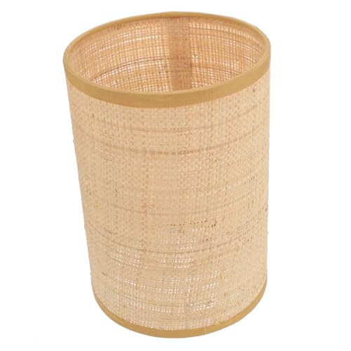 ORFOFE Rattan Lampenschirm Geflochtener Lampenüberzug Ersatz Lampenschirm für Tischlampe Stehlampe Wohnzimmer Schlafzimmer Rustikales Wohnambiente von ORFOFE