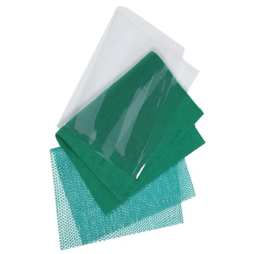 ORFOFE Reptilien Teppich Matte Grün Waschbare Terrarienmatte rutschfeste Bodenauflage für Schildkröten Eidechsen Schlangen Langlebiges Komfortables Kletterunterlage Zubehör von ORFOFE