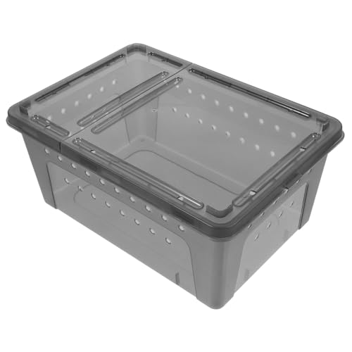 ORFOFE Reptilien Zuchtbox aus Robustem Leicht und Durchsichtig Praktische Futterbox für Spinnen Echsen und Kleine Wirbellose zur Aufzucht und Fütterung von Reptilien und Amphibien ORFOFE Reptilien Zuchtbox aus Robustem Leicht und Durchsichtig Praktische Futterbox für Spinnen Echsen und Kleine Wirbellose zur Aufzucht und Fütterung von Reptilien und Amphibien von ORFOFE