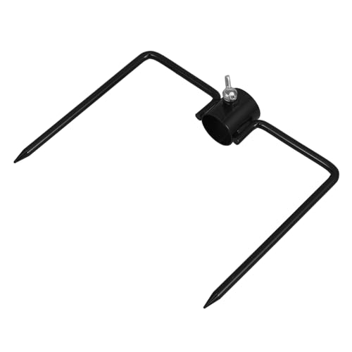 ORFOFE Robuster Eisen Erdspieß Halterung Wetterfester Schirmhalter Gartenfahnenständer Vielseitiger Outdoor Bodenanker für Sonnenschirme Lampenpfähle und Angelzubehör ORFOFE Robuster Eisen Erdspieß Halterung Wetterfester Schirmhalter Gartenfahnenständer Vielseitiger Outdoor Bodenanker für Sonnenschirme Lampenpfähle und Angelzubehör von ORFOFE