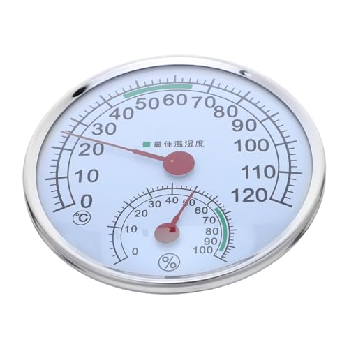 ORFOFE Sauna Temperatur Feuchtigkeitsmesser Präziser Sauna Temperaturtester Hygrometer für Dampfbad Innenbereich Wohnzimmer Spa Nutzung ORFOFE Sauna Temperatur Feuchtigkeitsmesser Präziser Sauna Temperaturtester Hygrometer für Dampfbad Innenbereich Wohnzimmer Spa Nutzung von ORFOFE